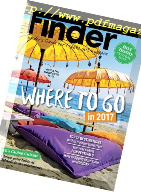 The Finder Singapore – November 2016 Cover