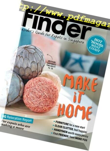 The Finder Singapore – September 2016 Cover