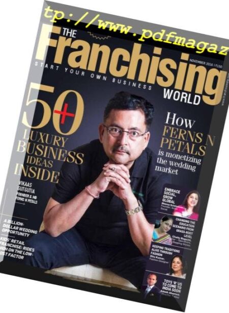 The Franchising World – November 2016 Cover