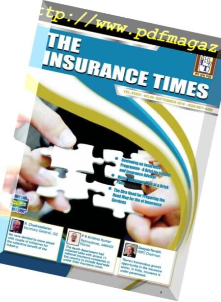 The Insurance Times – September 2016 Cover