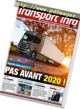 Transport Info – 31 aout 2018