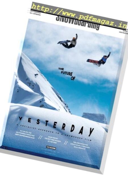 Transworld Snowboarding – September 2018 Cover