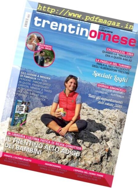 TrentinoMese – Luglio 2018 Cover