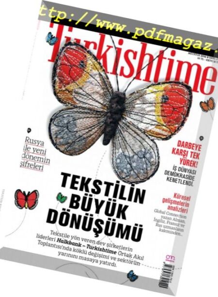 Turkishtime – Agustos 2016 Cover