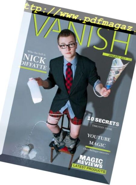 Vanish Magic Magazine – December 2016 Cover