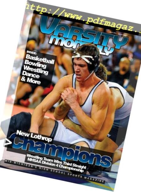 Varsity Monthly – March 2016 Cover