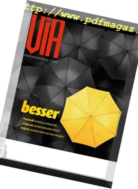 VIA Magazin – Nr.3 2018 Cover