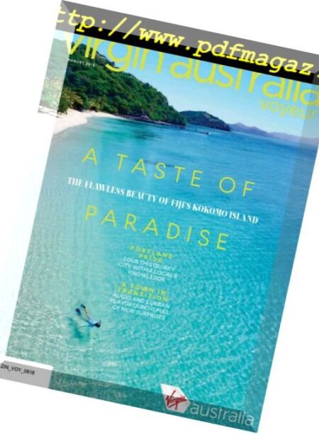 Virgin Australia Voyeur – August 2018 Cover