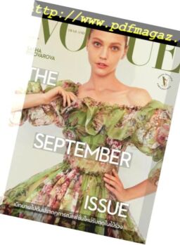 Vogue Thailand – 2018-09-01