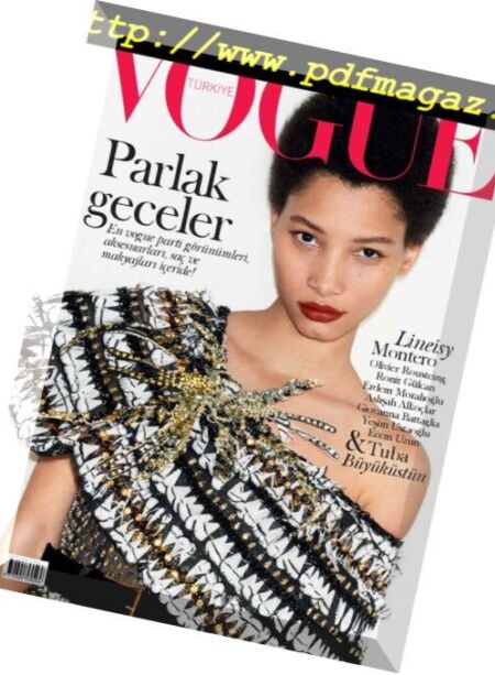 Vogue Turkey – Aralik 2016 Cover