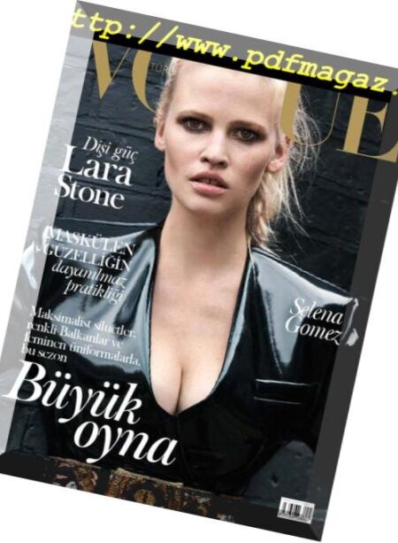 Vogue Turkey – Ekim 2016 Cover