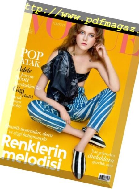 Vogue Turkey – Mart 2016 Cover
