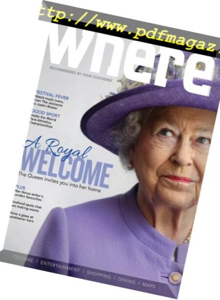 Where London – July 2017 Cover