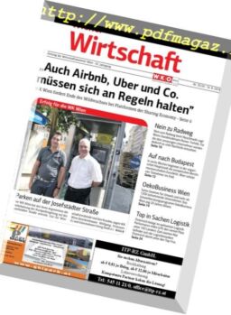 Wiener Wirtschaft – 16 August 2018