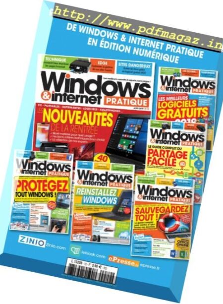 Windows & Internet Pratique – aout 2018 Cover