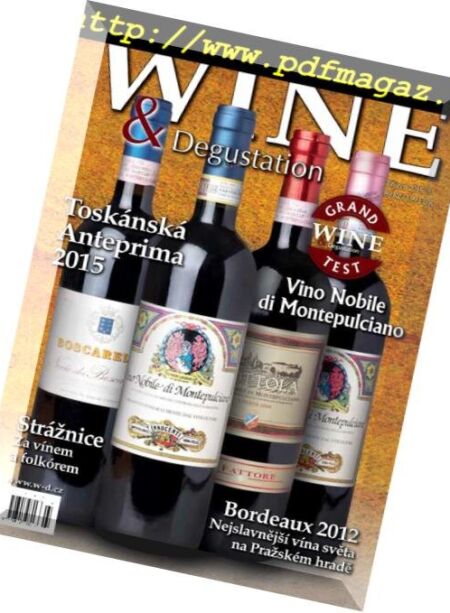 Wine & Degustation – brezen 2015 Cover