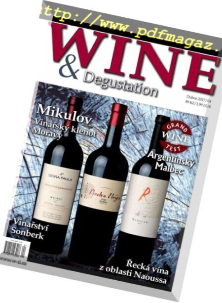 Wine & Degustation – duben 2017 Cover