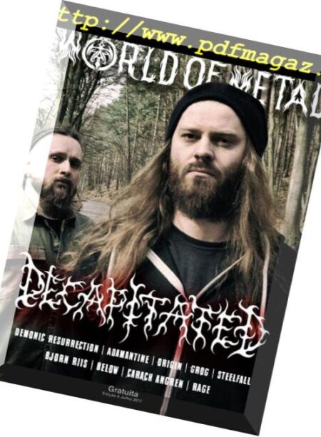 World of Metal – julho 2017 Cover