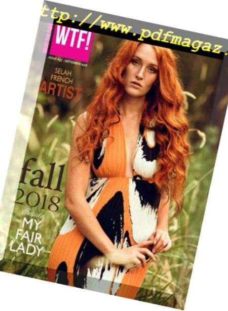 WTF! Magazine – September 2018 Cover