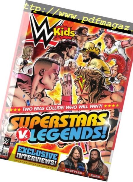 WWE Kids – August 2018 Cover
