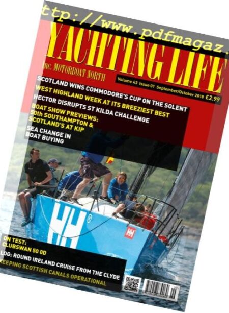 Yachting Life – September 2018 Cover