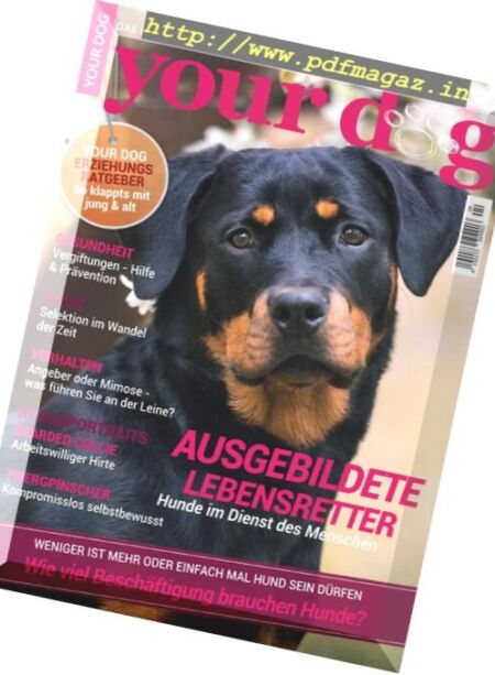 Your Dog Austria – Juli-August 2018 Cover