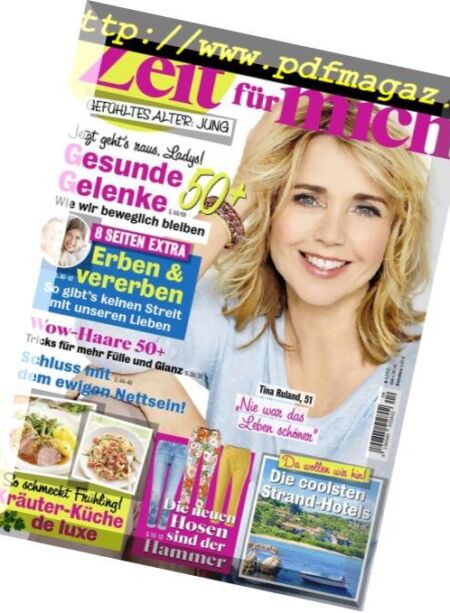 Zeit fur mich – April 2018 Cover