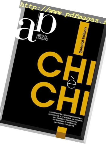 Abitare il bagno – Gennaio-Febbraio 2018 Cover