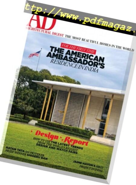 AD Architectural Digest India – July-August 2014 Cover