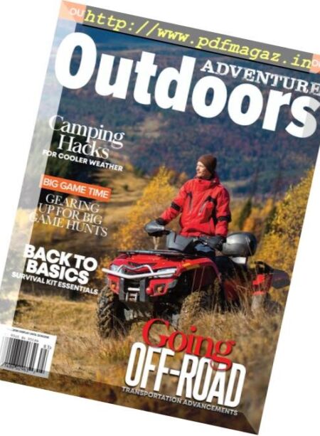 Adventure Outdoors – Fall 2018 Cover