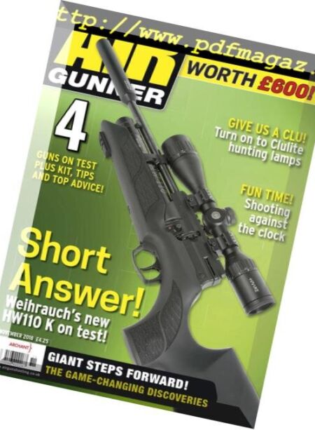 Air Gunner – December 2018 Cover