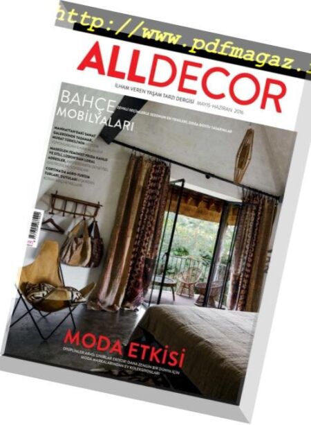 All Decor – Mayis 2016 Cover