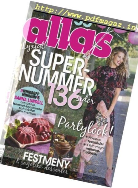 Allas – 01 november 2018 Cover