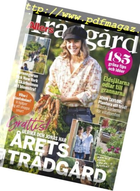 Allers Tradgard – september 2018 Cover