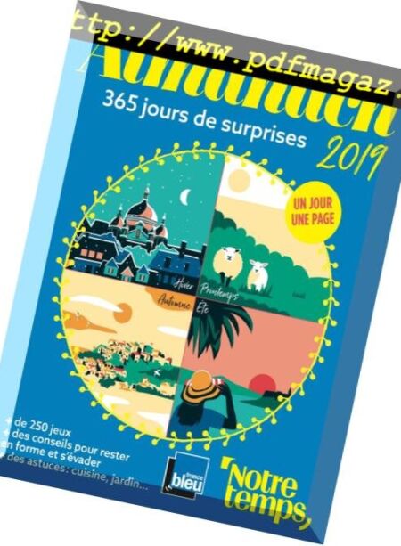 Almanach Notre Temps – 2019 Cover