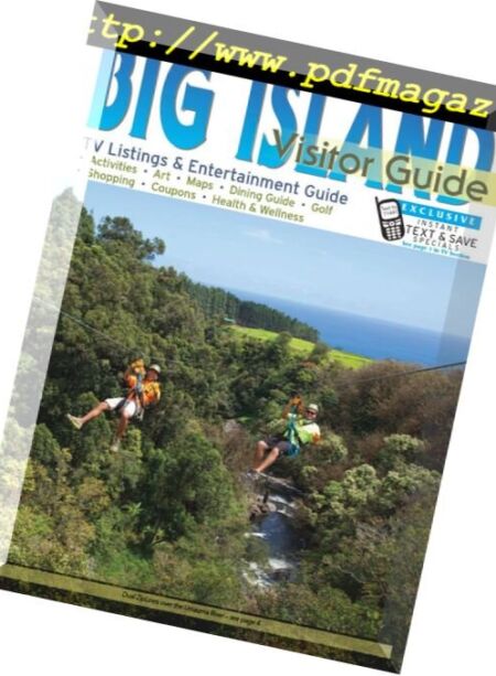 Aloha – Big Island Visitor Guide – January 2016 Cover