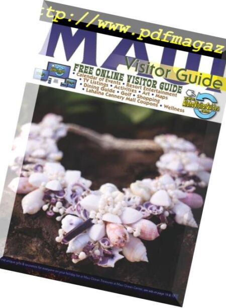 Aloha – Maui Visitor Guide – December 2016 Cover