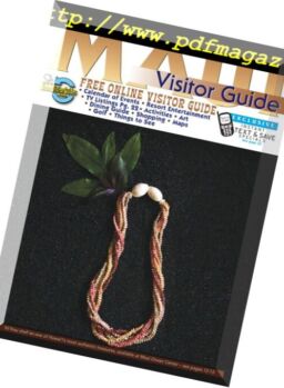 Aloha – Maui Visitor Guide – September 2018