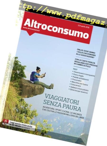 Altroconsumo – Aprile 2018 Cover