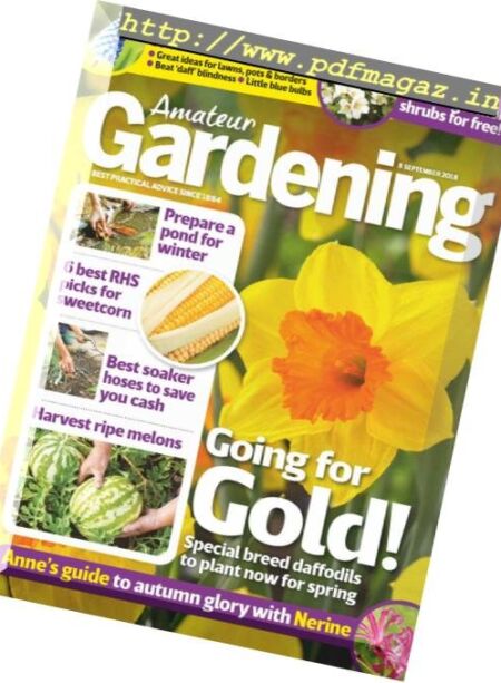 Amateur Gardening – 18 September 2018 Cover