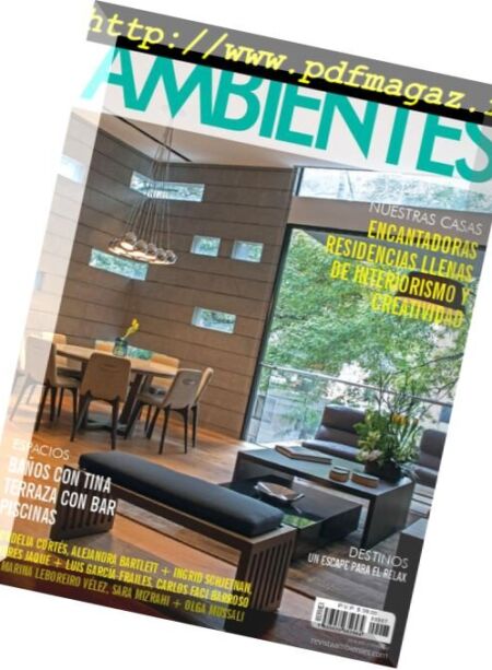 Ambientes Mexico – abril 2015 Cover