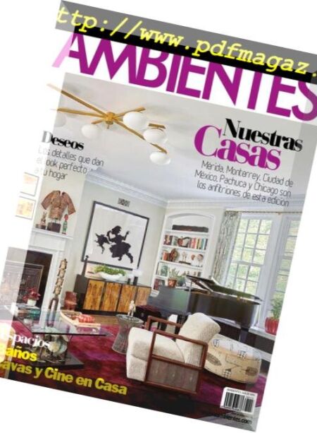 Ambientes Mexico – octubre 2018 Cover