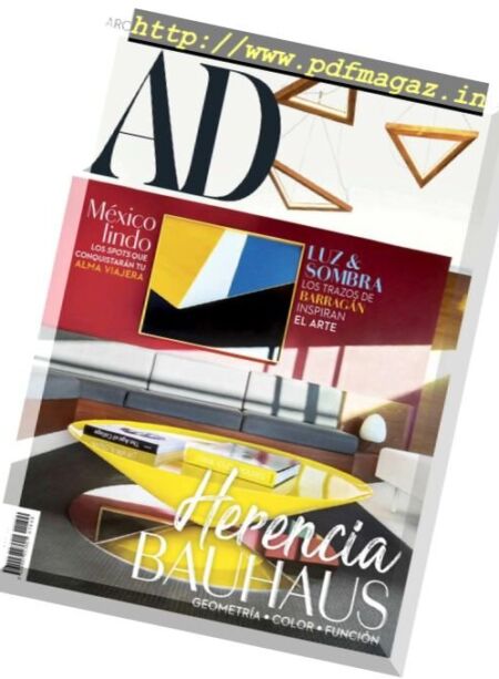 Architectural Digest Mexico – septiembre 2018 Cover