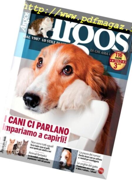 Argos – Ottobre 2018 Cover