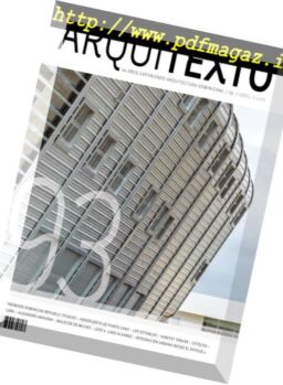 Arquitexto – abril 2016