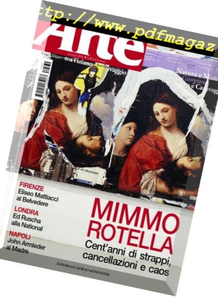 Arte – Luglio 2018 Cover