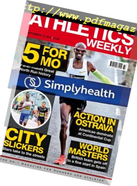 Athletics Weekly – 13 September 2018 Cover