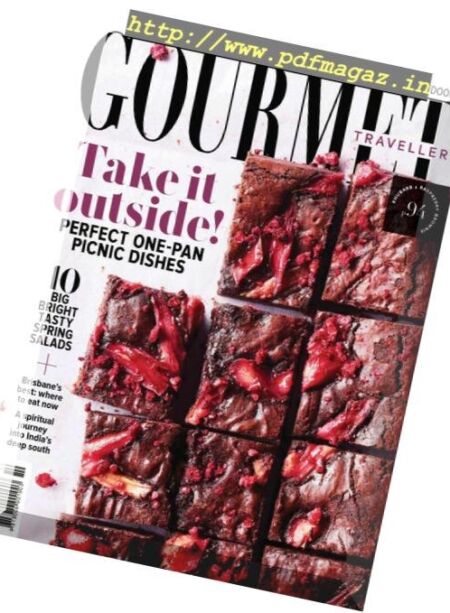 Australian Gourmet Traveller – October 2018 Cover