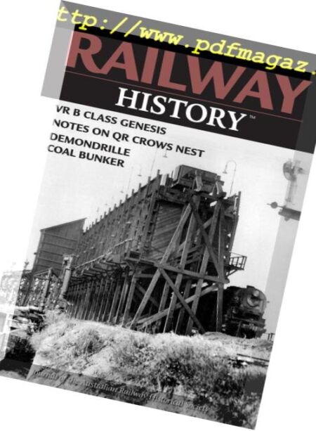 Australian Railway History – October 2018 Cover