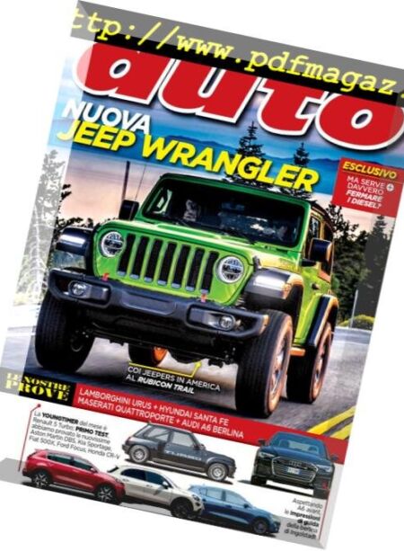 Auto – Ottobre 2018 Cover